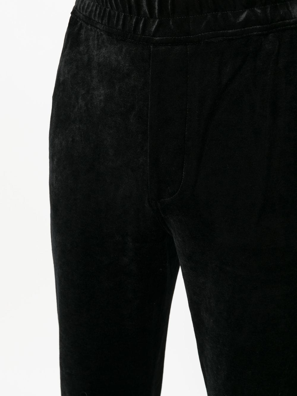 suede track pants - 5