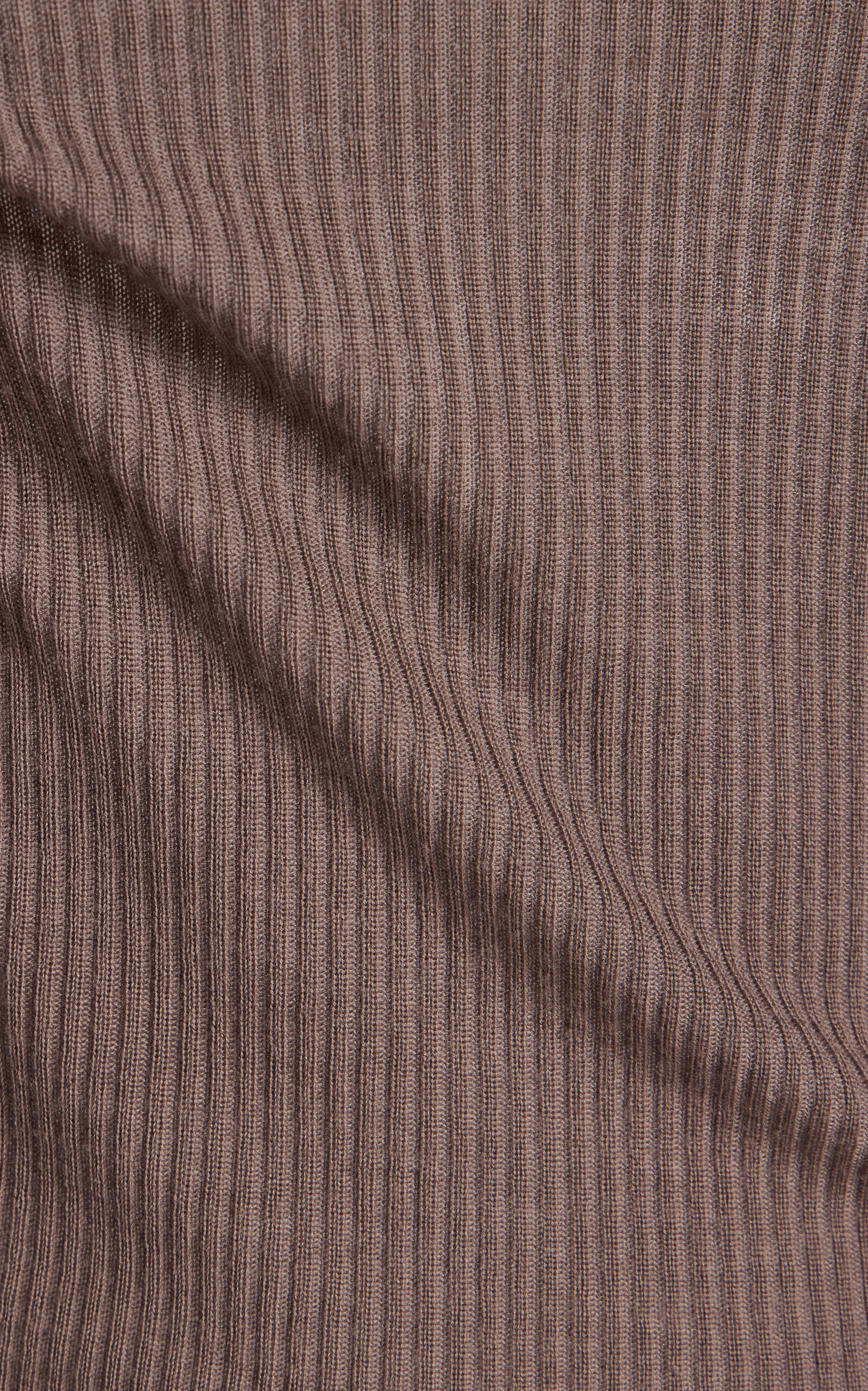 Seamlesss High-Neck Wool Top grey - 5