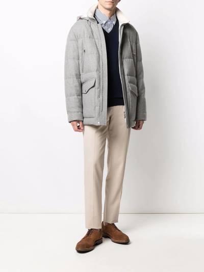 Brunello Cucinelli mid-rise slim chinos outlook