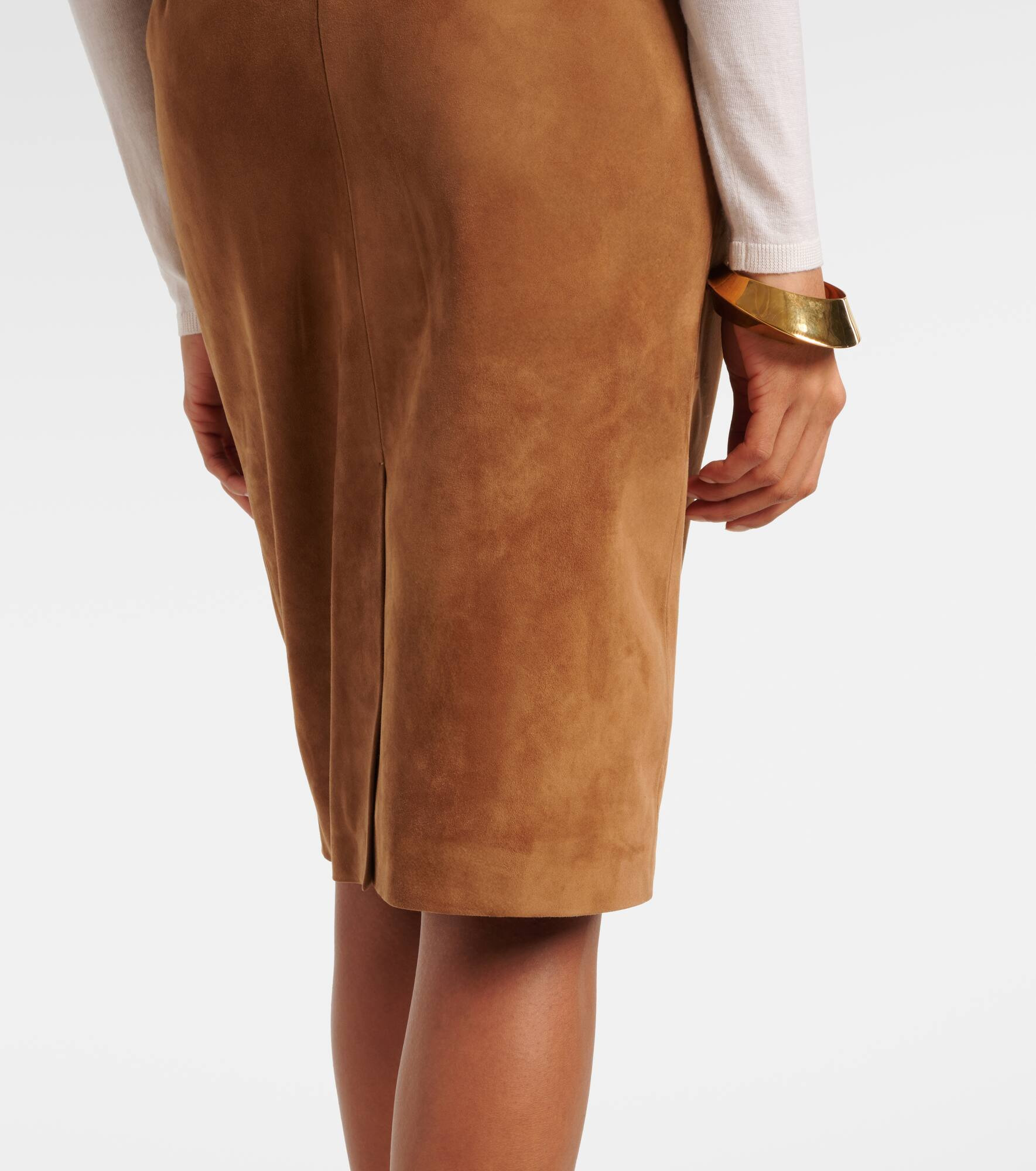 Lady suede pencil skirt - 5