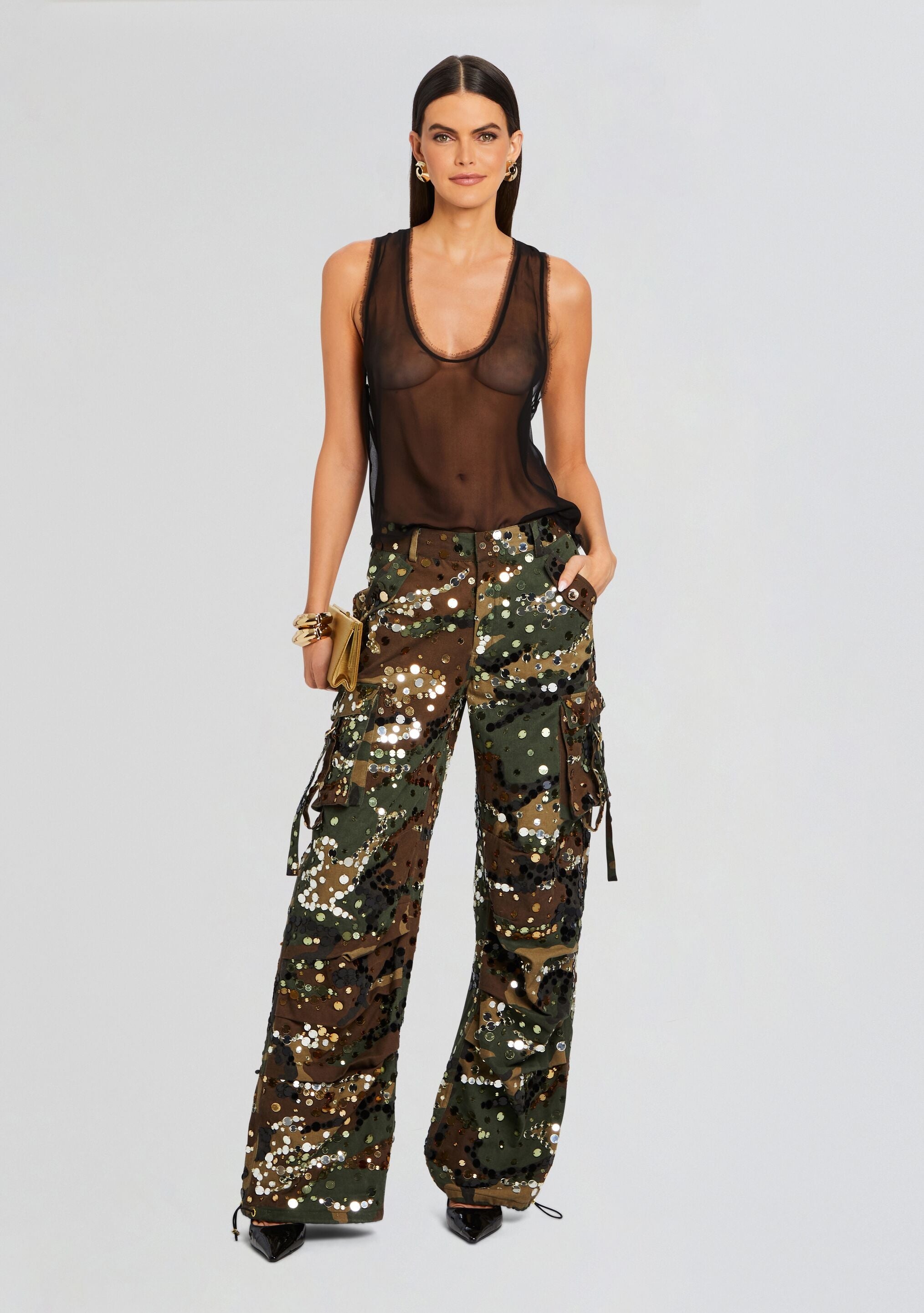 ALEXIA EMBELLISHED PANT - 5