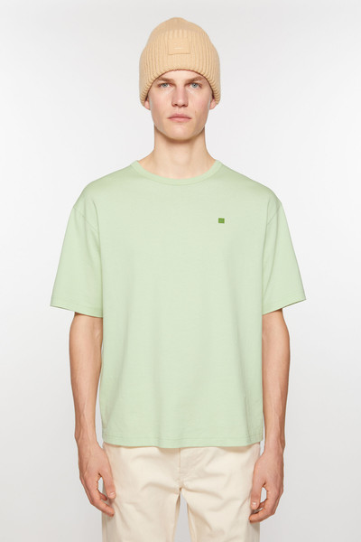 Acne Studios Crew neck t-shirt - Relaxed fit - Mint green outlook