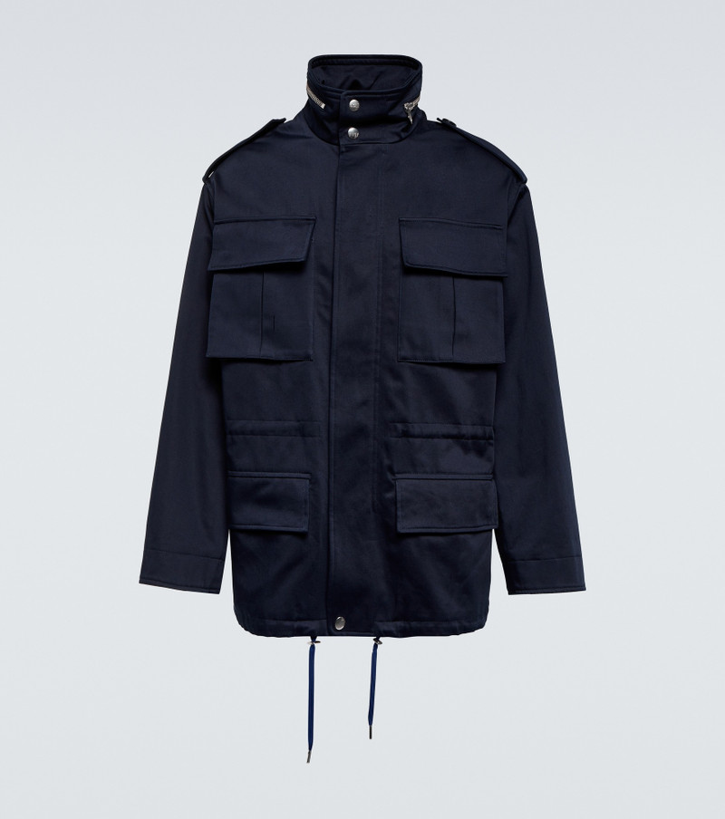 zip-up 포켓 슬리브 재킷 - 1