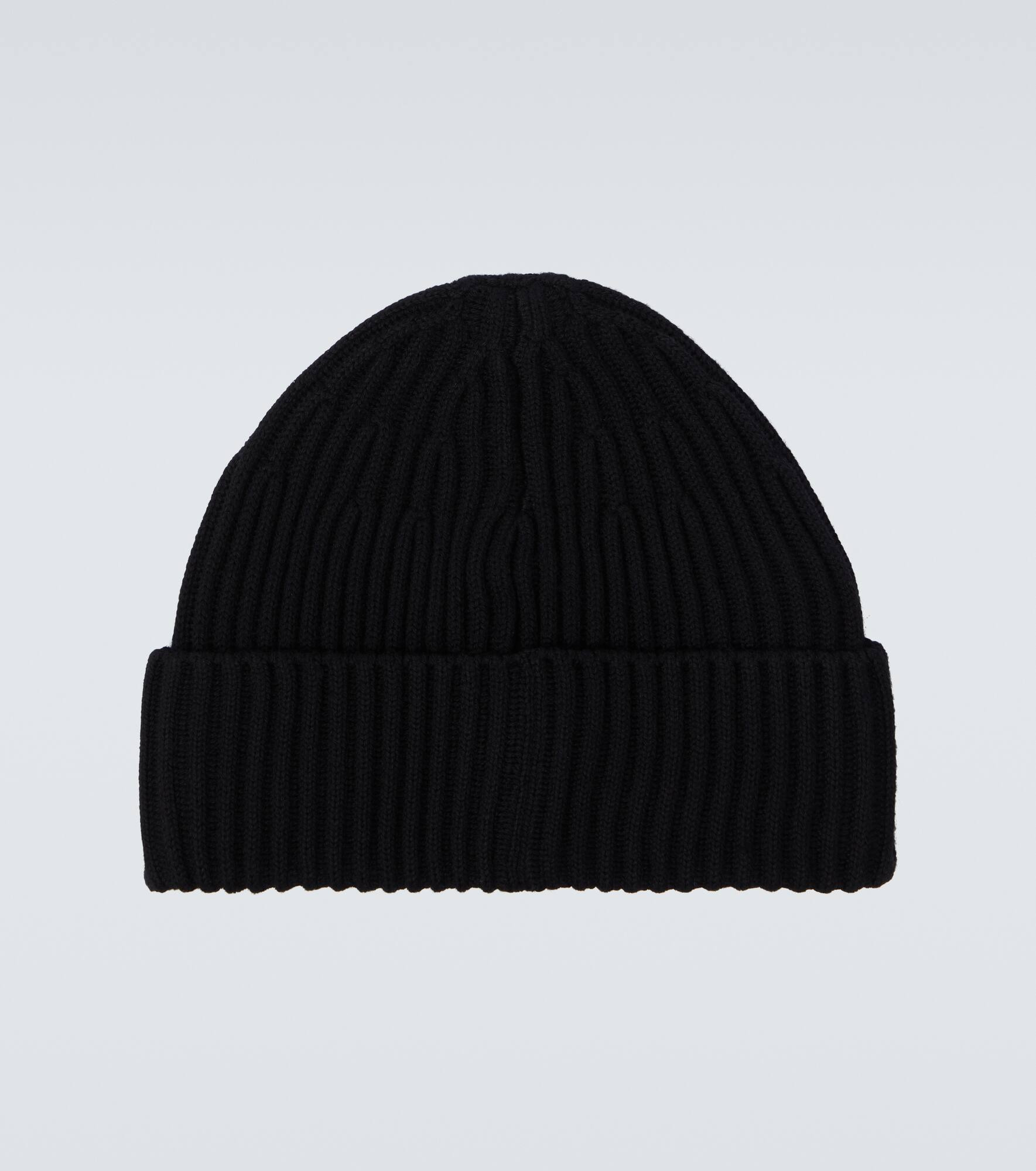 Compass ribbed-knit virgin wool beanie - 2