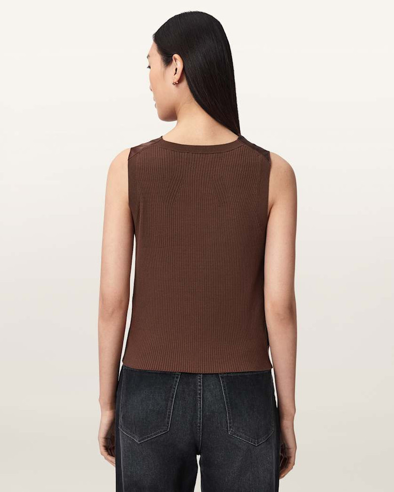ZOEY SLEEVELESS COWL NECK TANK TOP 6