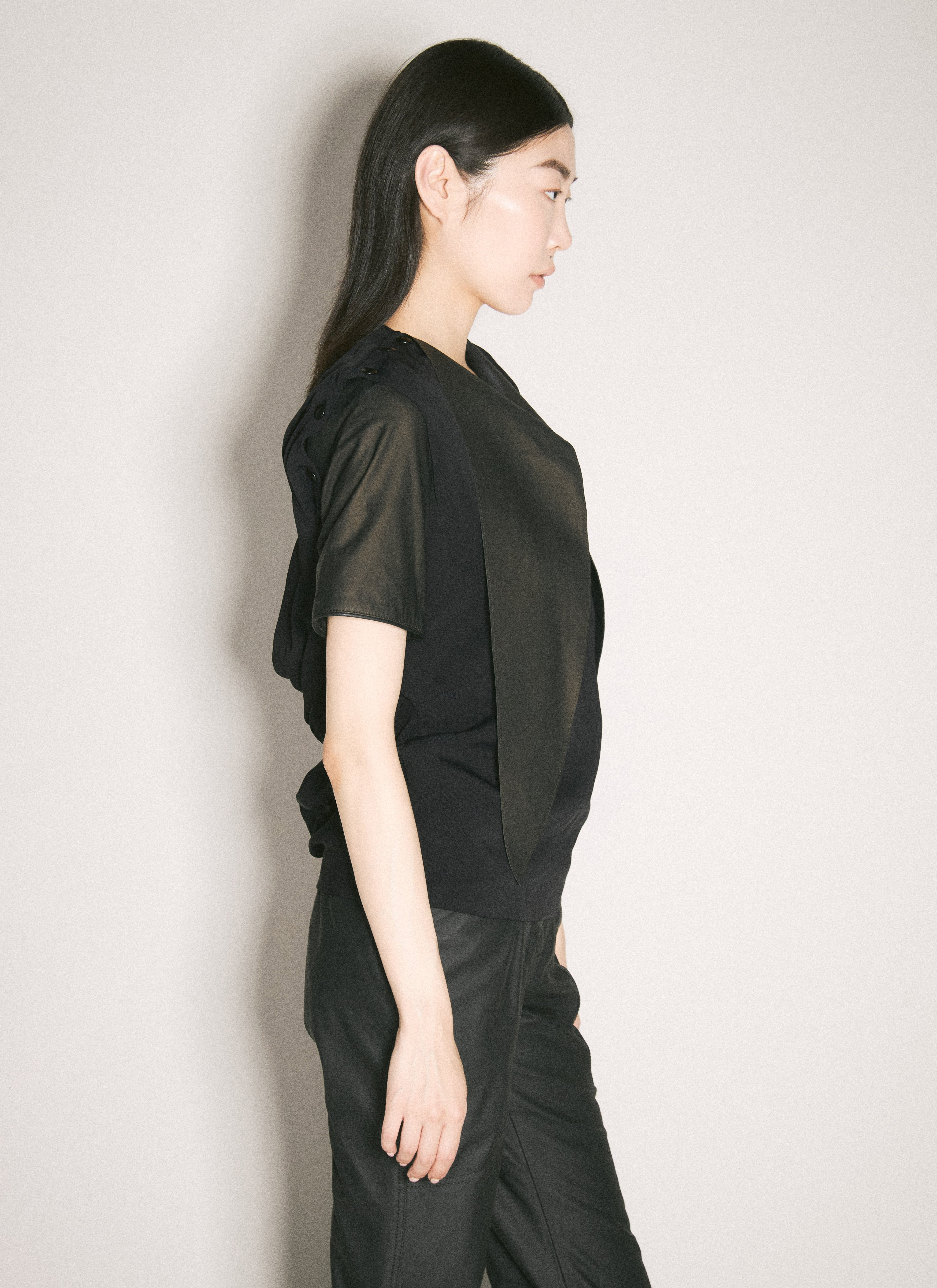 Ann Demeulemeester Women Mesh Top - 4