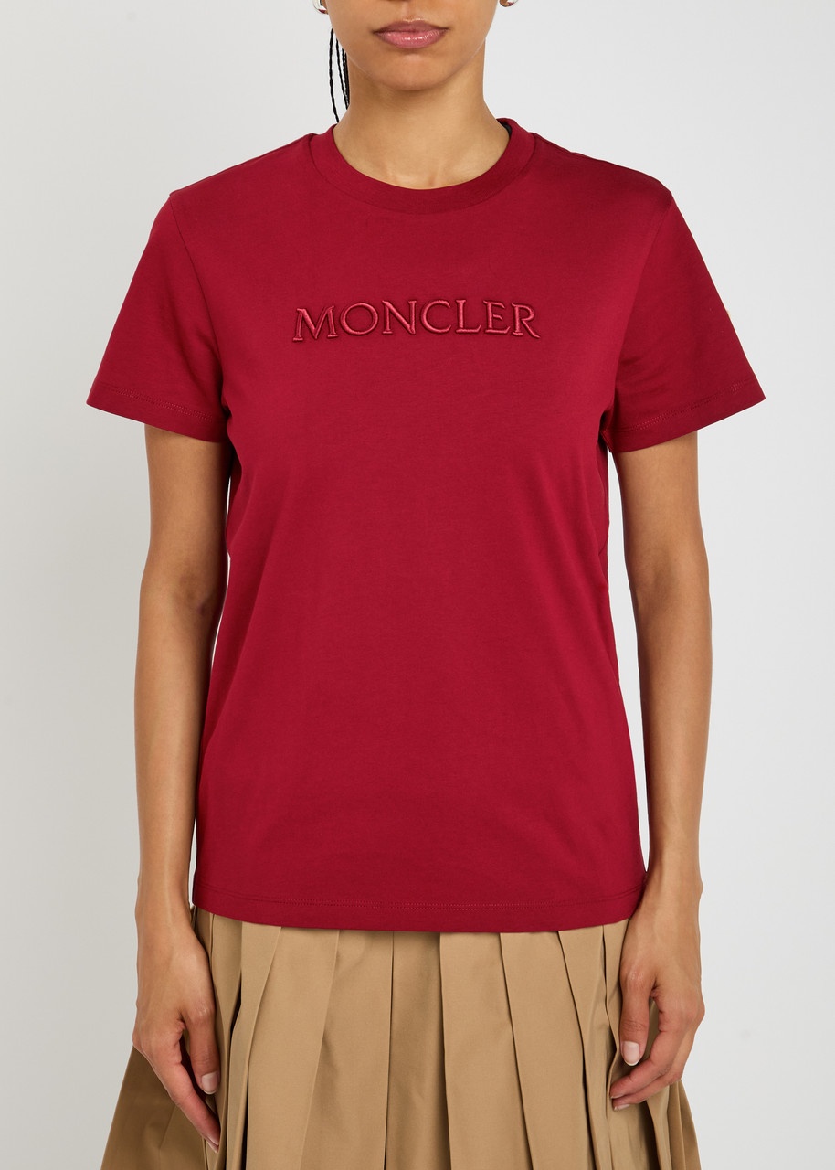 Moncler Logo-embroidered Cotton T-shirt - 2