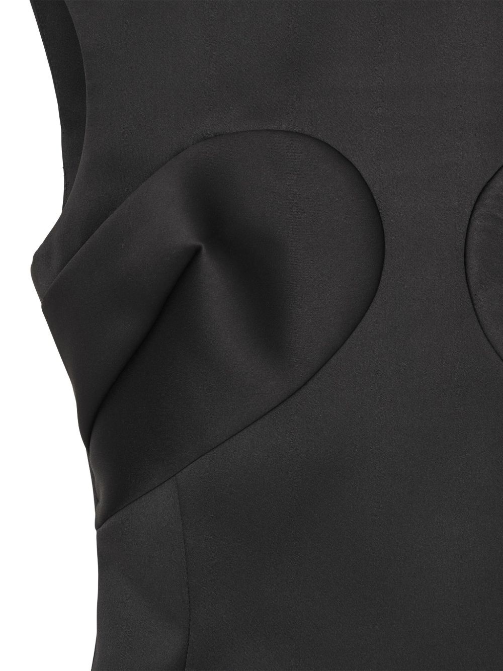 satin-finish mini dress - 5