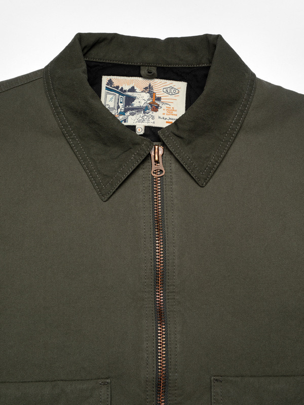 Molly Duck Canvas Jacket Green - 3