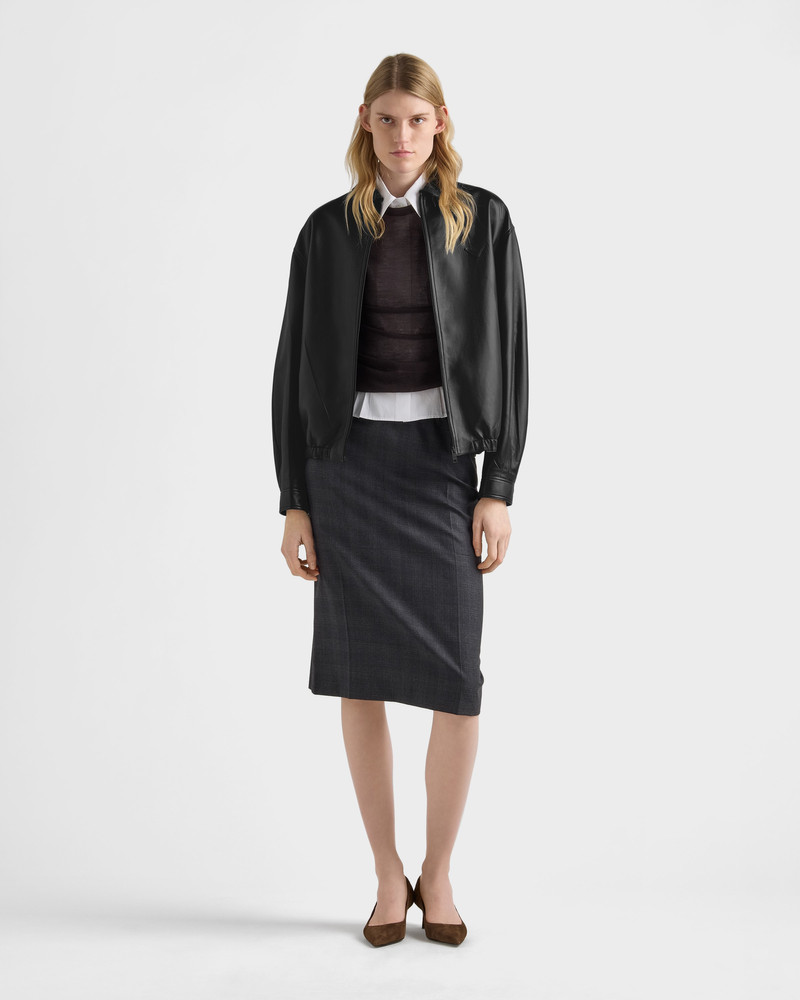 Prada Nappa leather jacket outlook