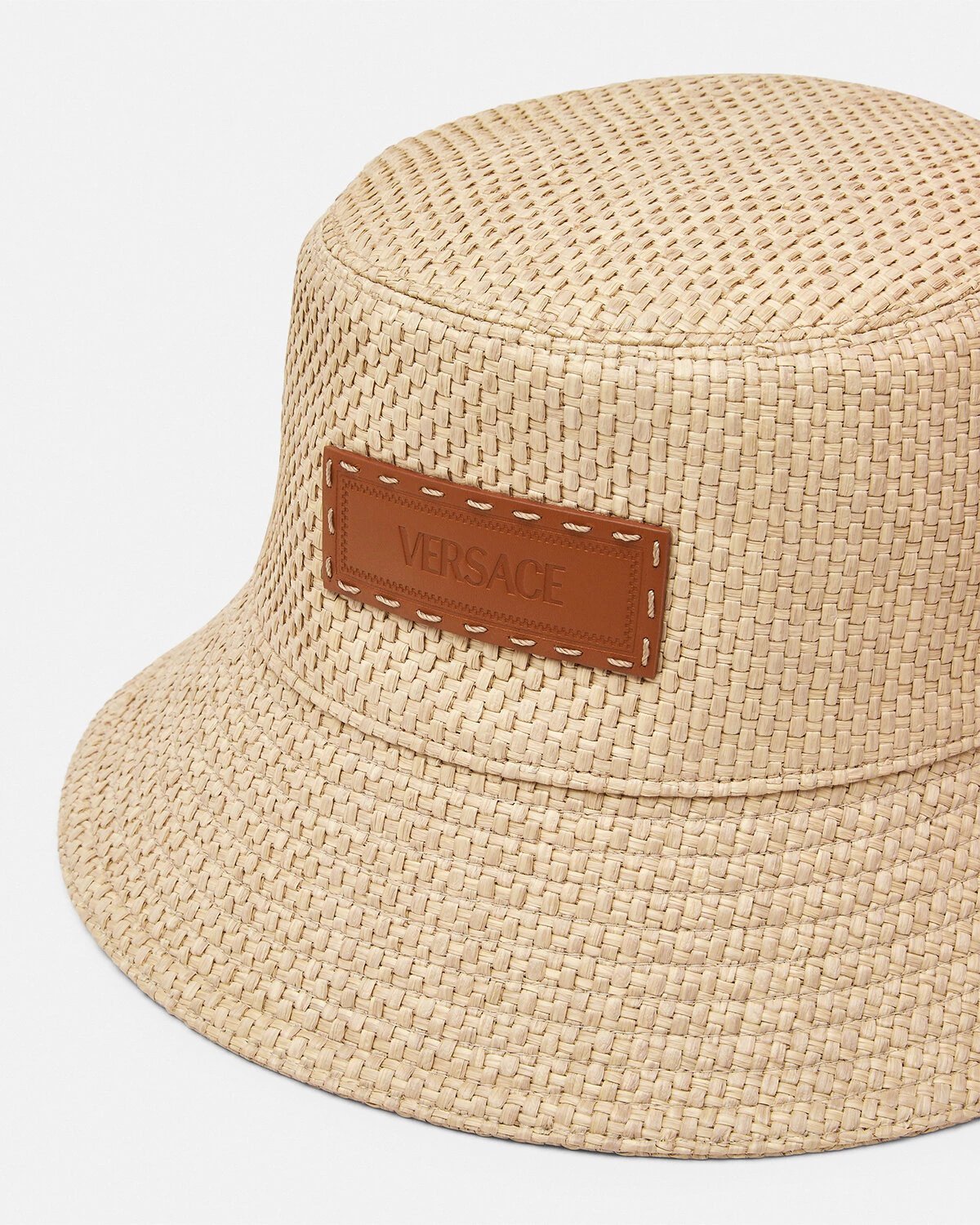 Logo Raffia Bucket Hat - 4