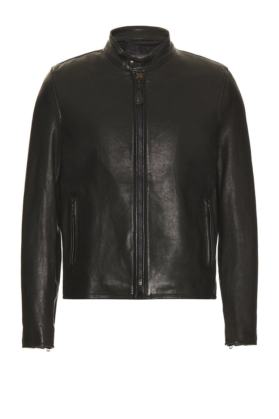 Vegetable Tanned Lambskin Cafe Racer Jacket - 1