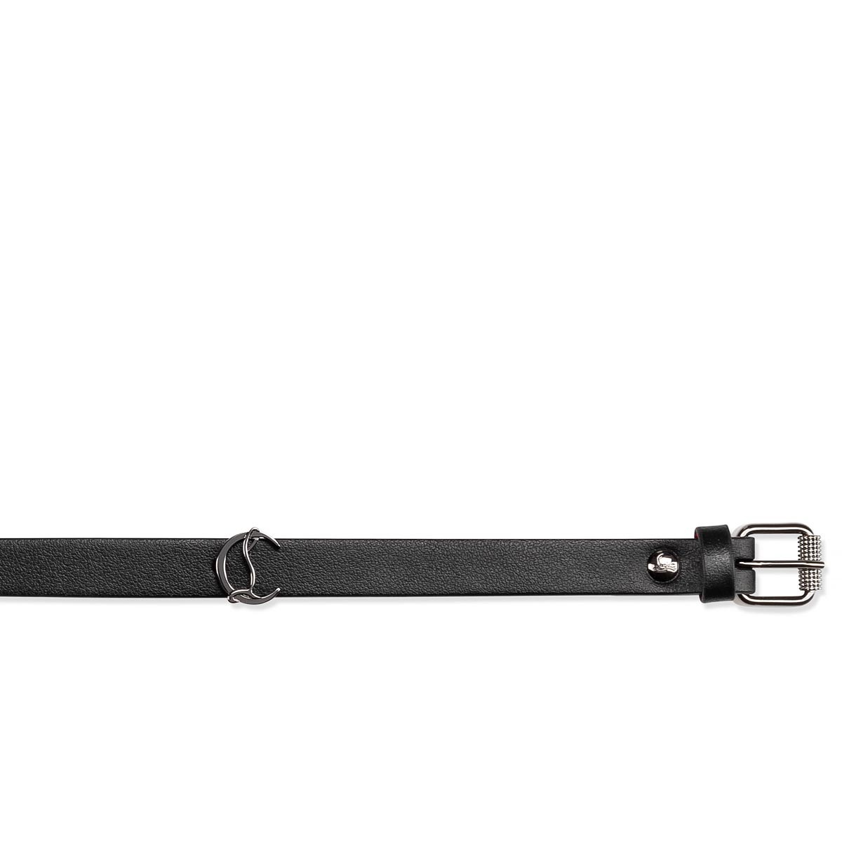 Loubilink Logo Bracelet BLACK/GUN METAL - 3