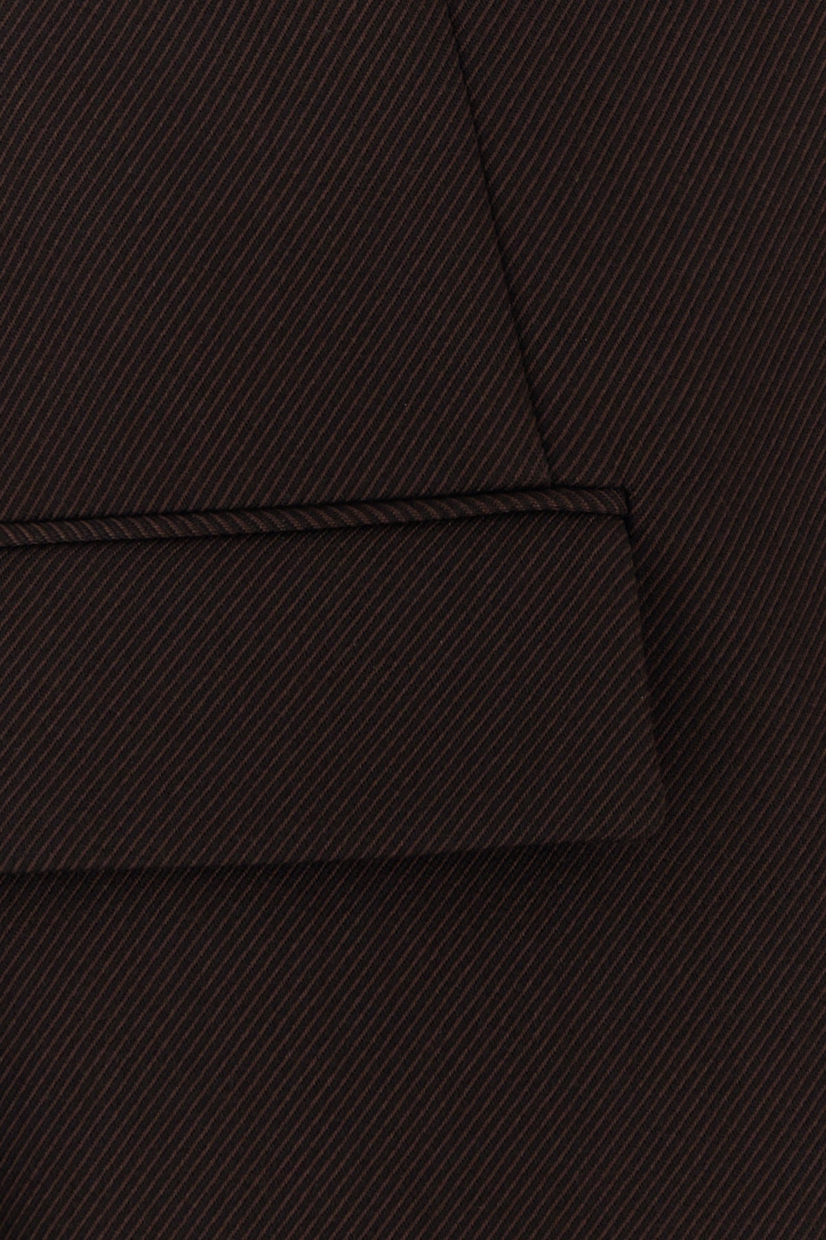 Brown wool blazer - 5
