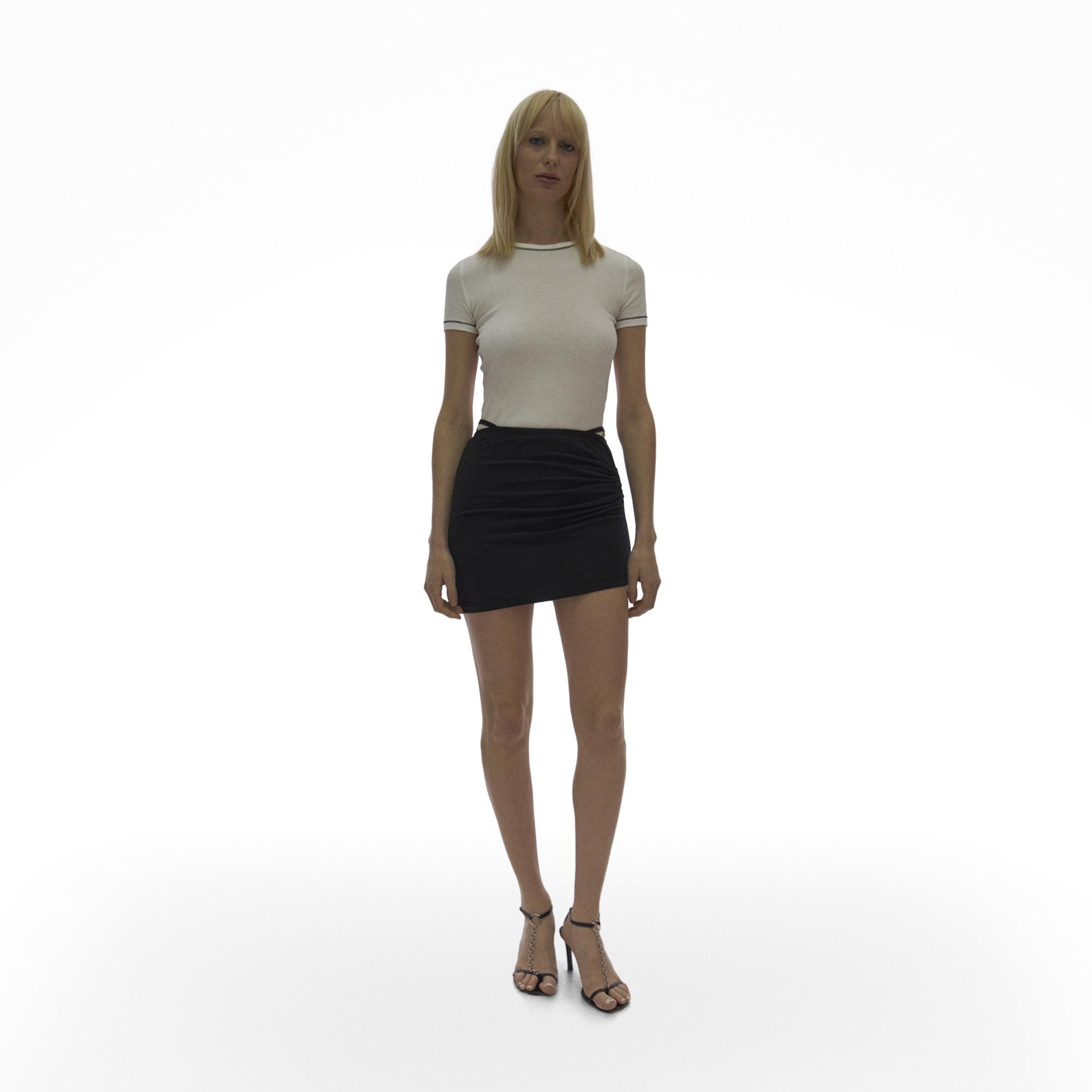TWISTED MINI SKIRT - 2