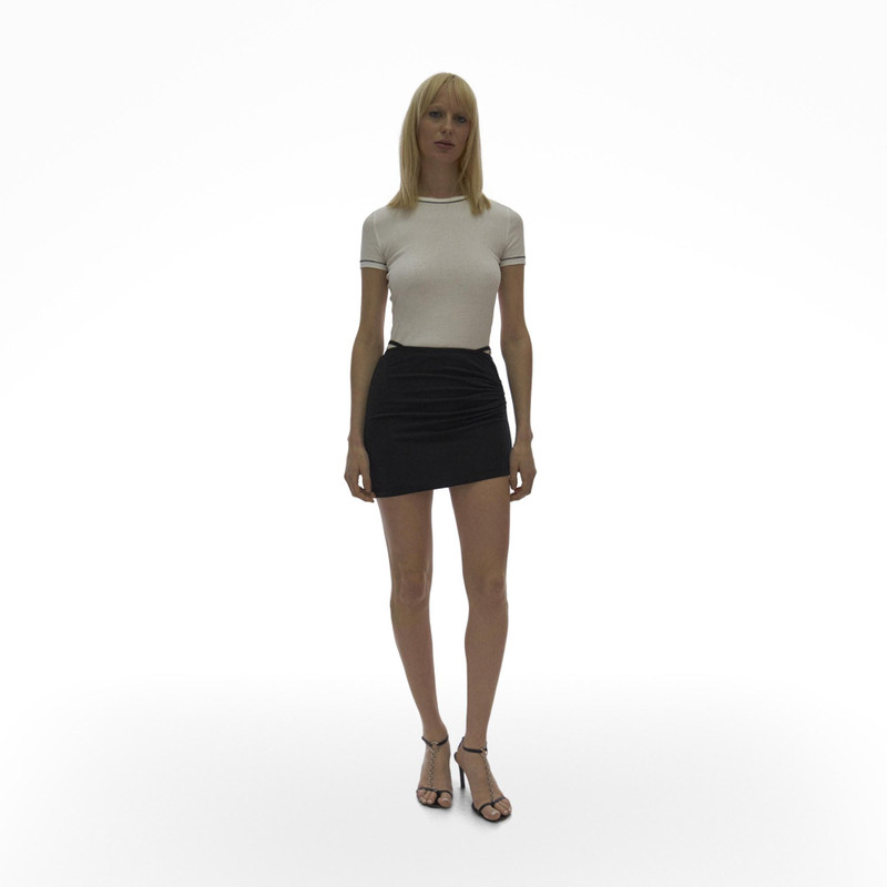 Helmut Lang TWISTED MINI SKIRT outlook