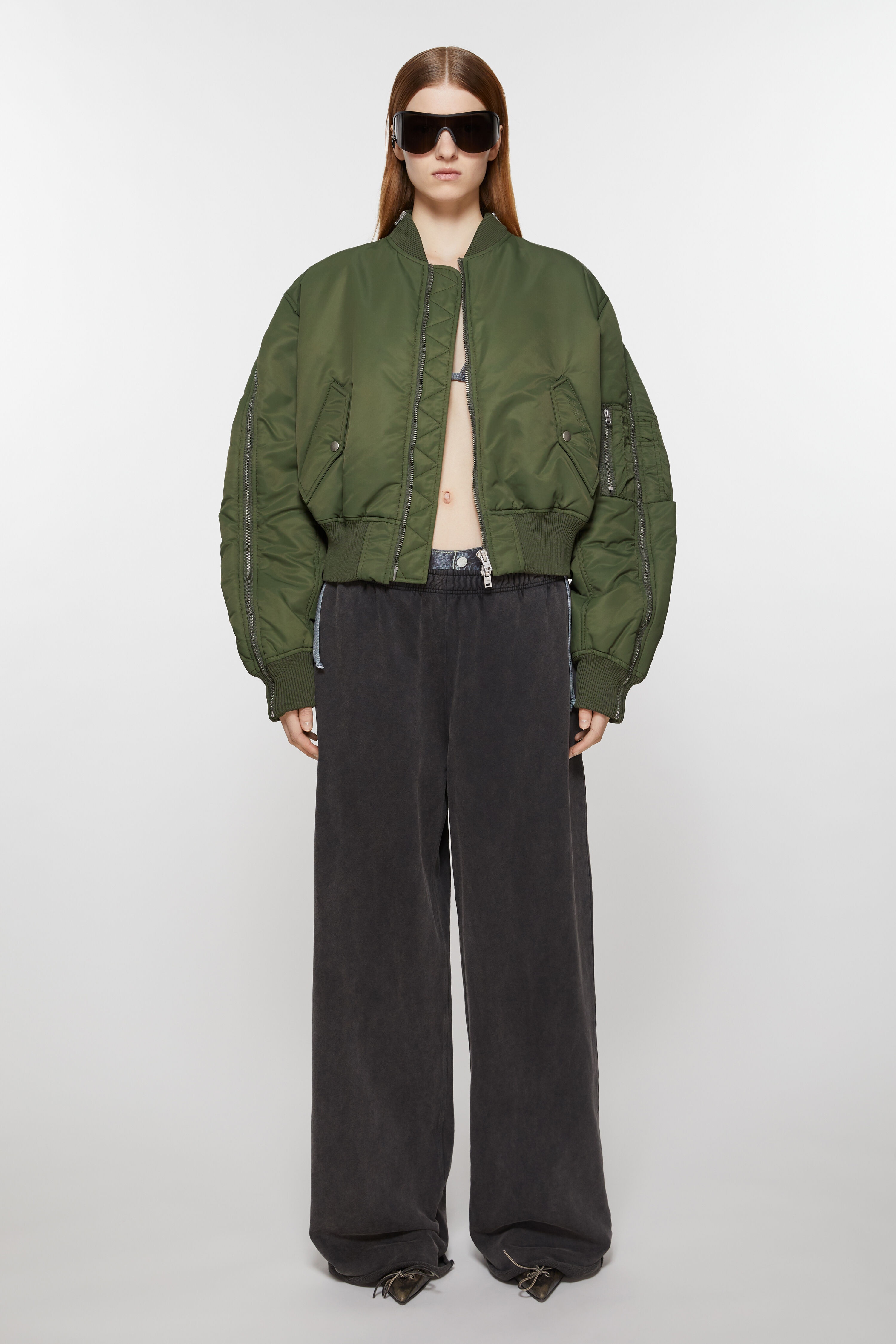 Bomber jacket - Hunter green - 2