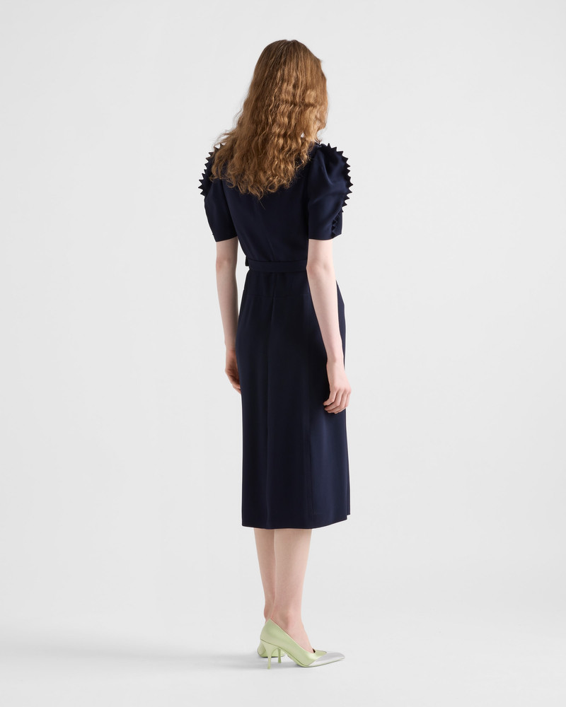 Satin crepe dress 5
