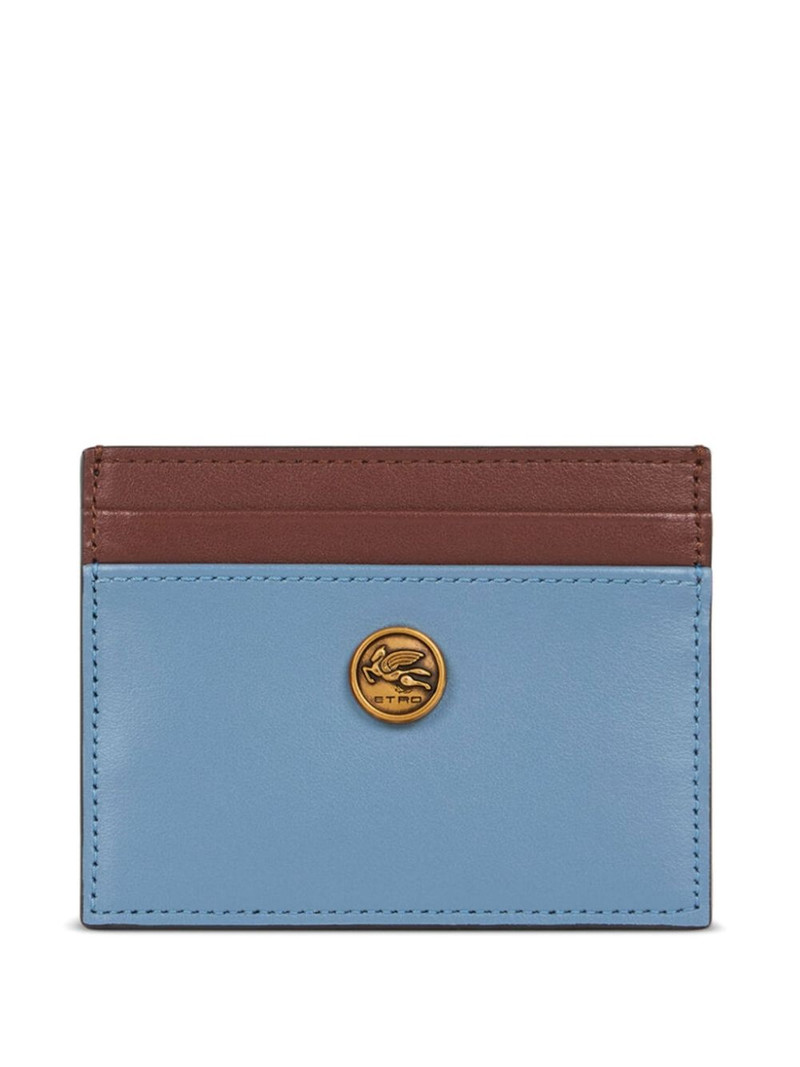 two-tone leather cardholder 1