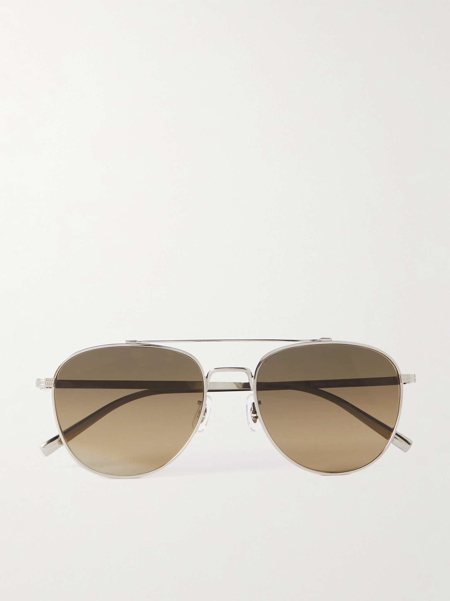 Rivetti Aviator-Style Titanium Sunglasses - 1