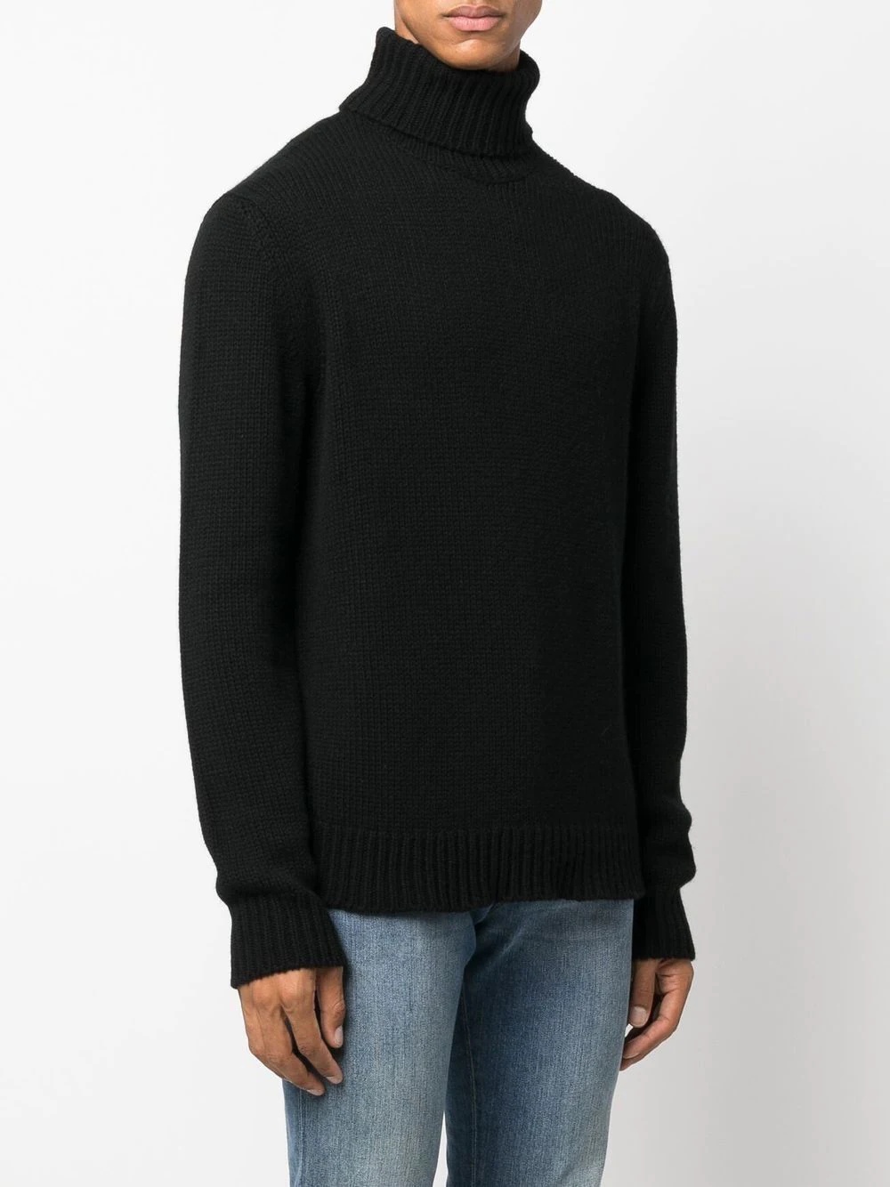 roll-neck cashmere jumper - 3