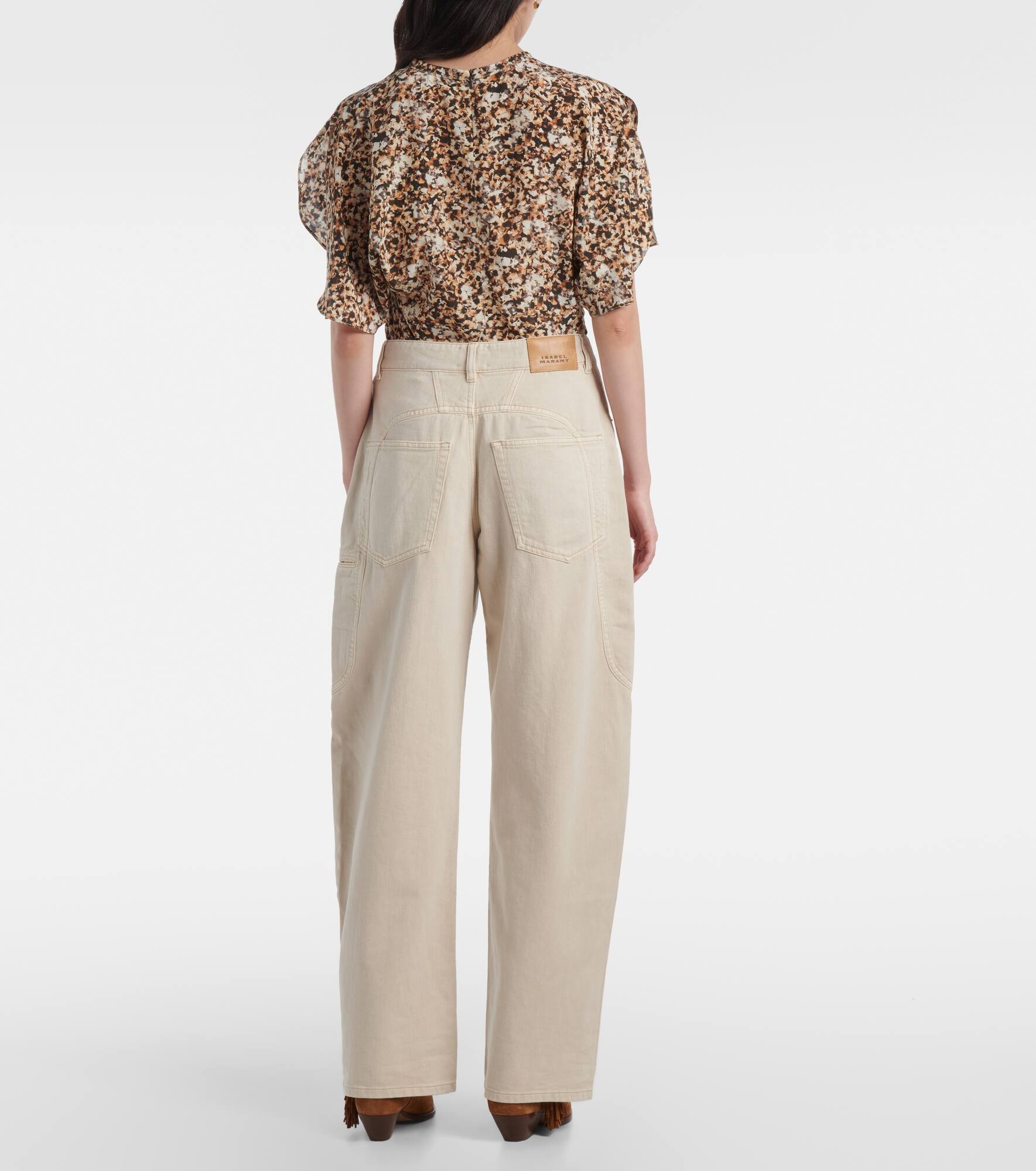 Beryl high-rise wide-leg jeans - 3