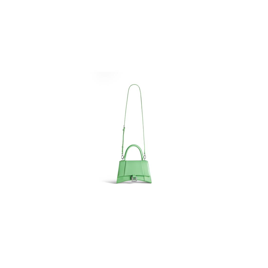 Women's Hourglass Small Handbag Box in Light Green - 5