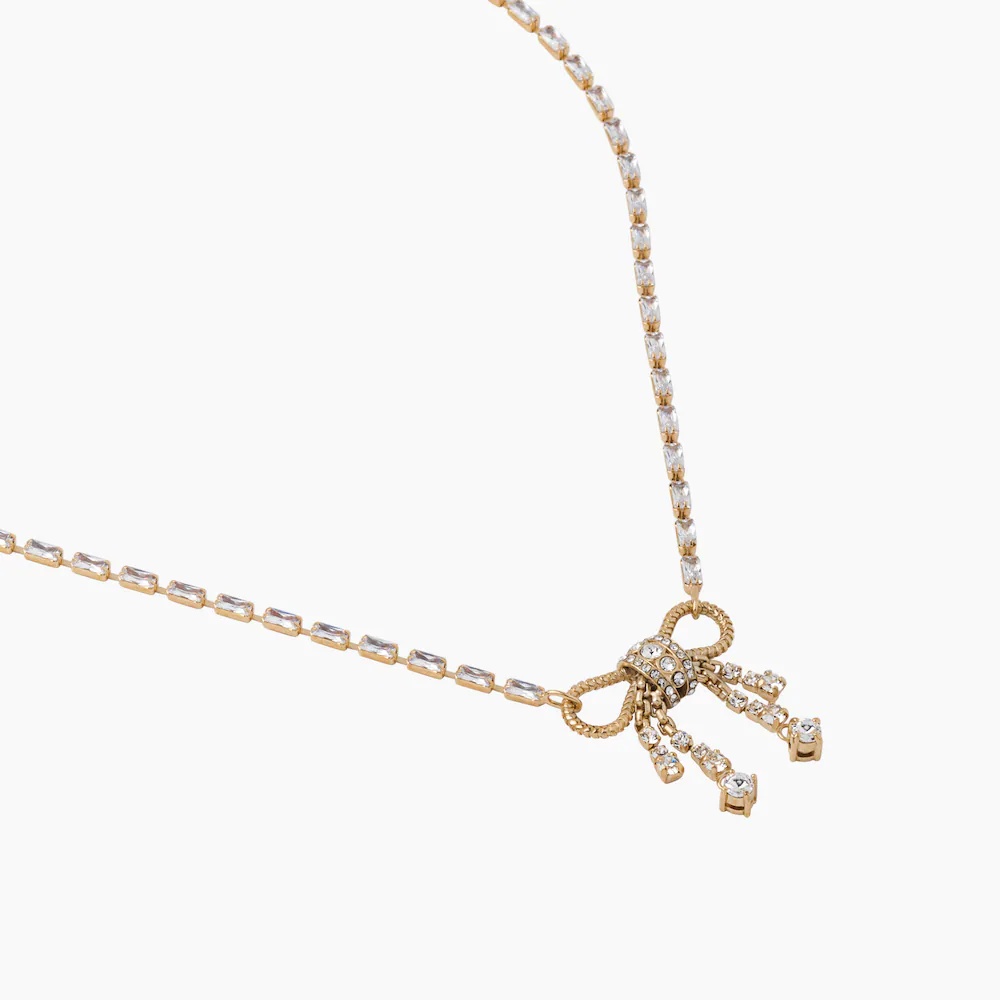 Pendant necklace with crystals - 4