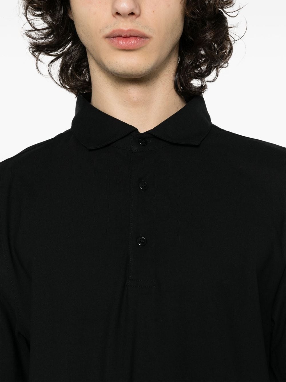jersey cotton polo shirt - 5