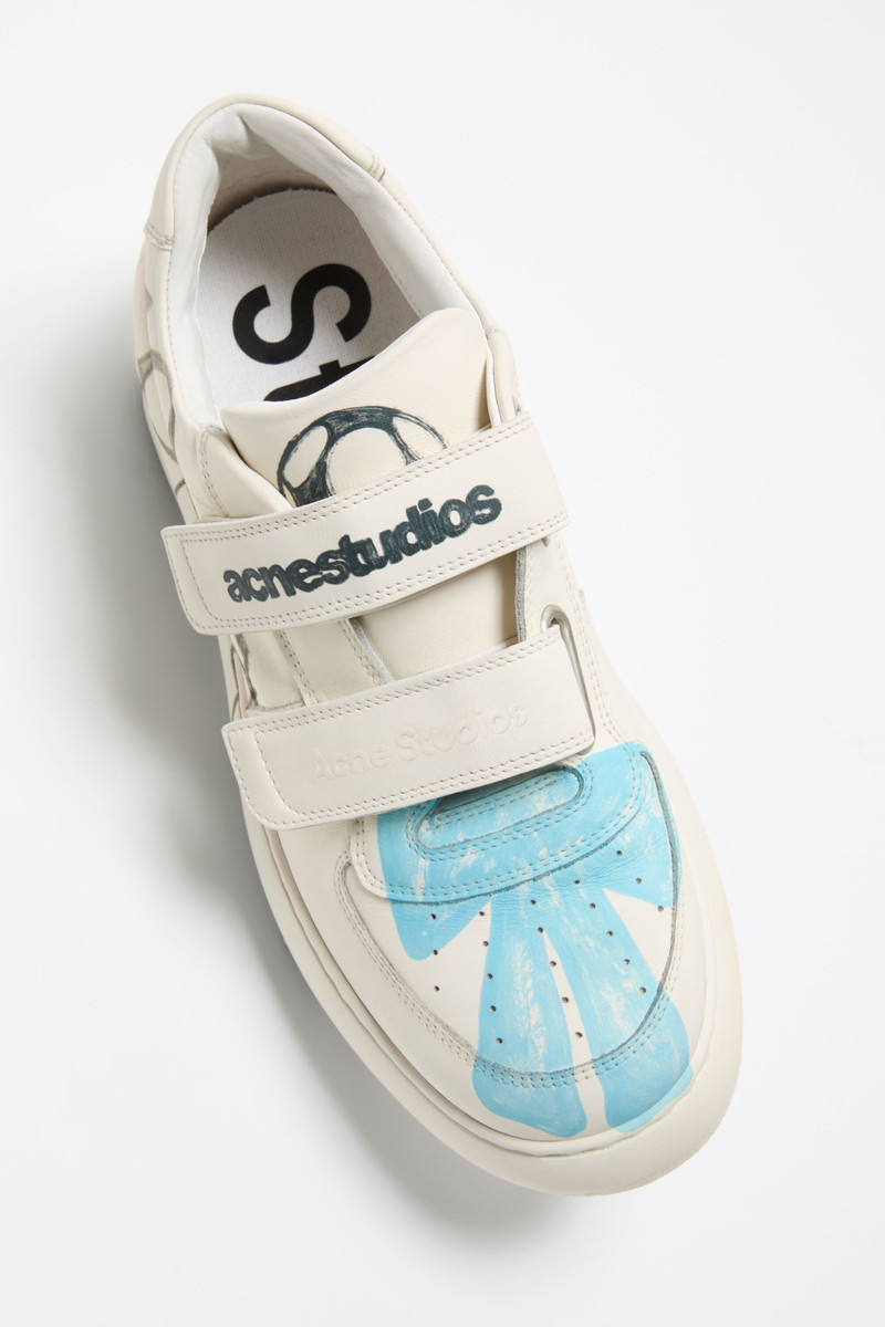 Velcro platform sneakers - Off white/off white 6