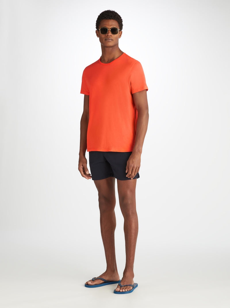 Men's T-Shirt Riley Pima Cotton Orange - 3