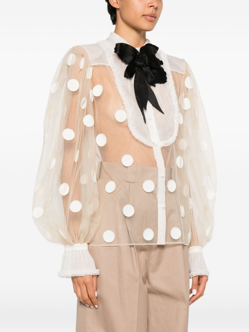polka-dot blouse 3