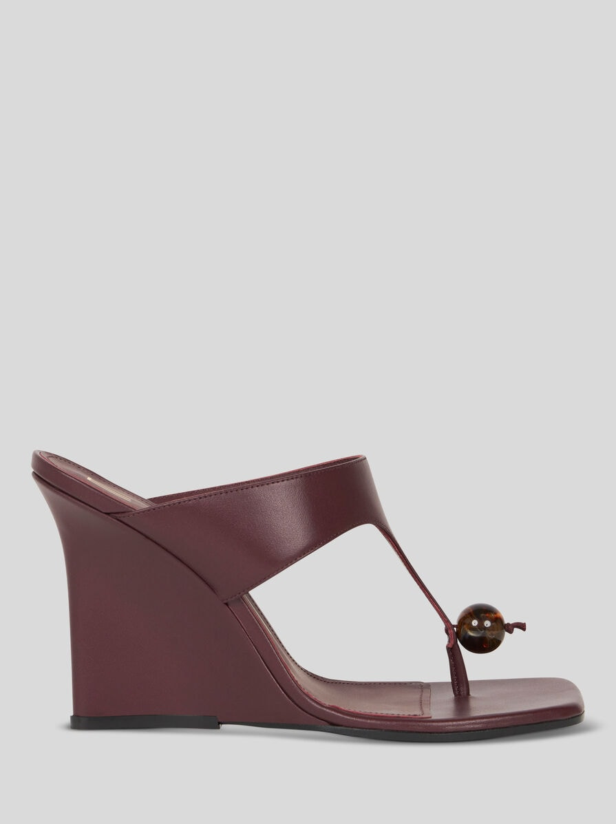 THONG SANDALS WITH WEDGE - 1