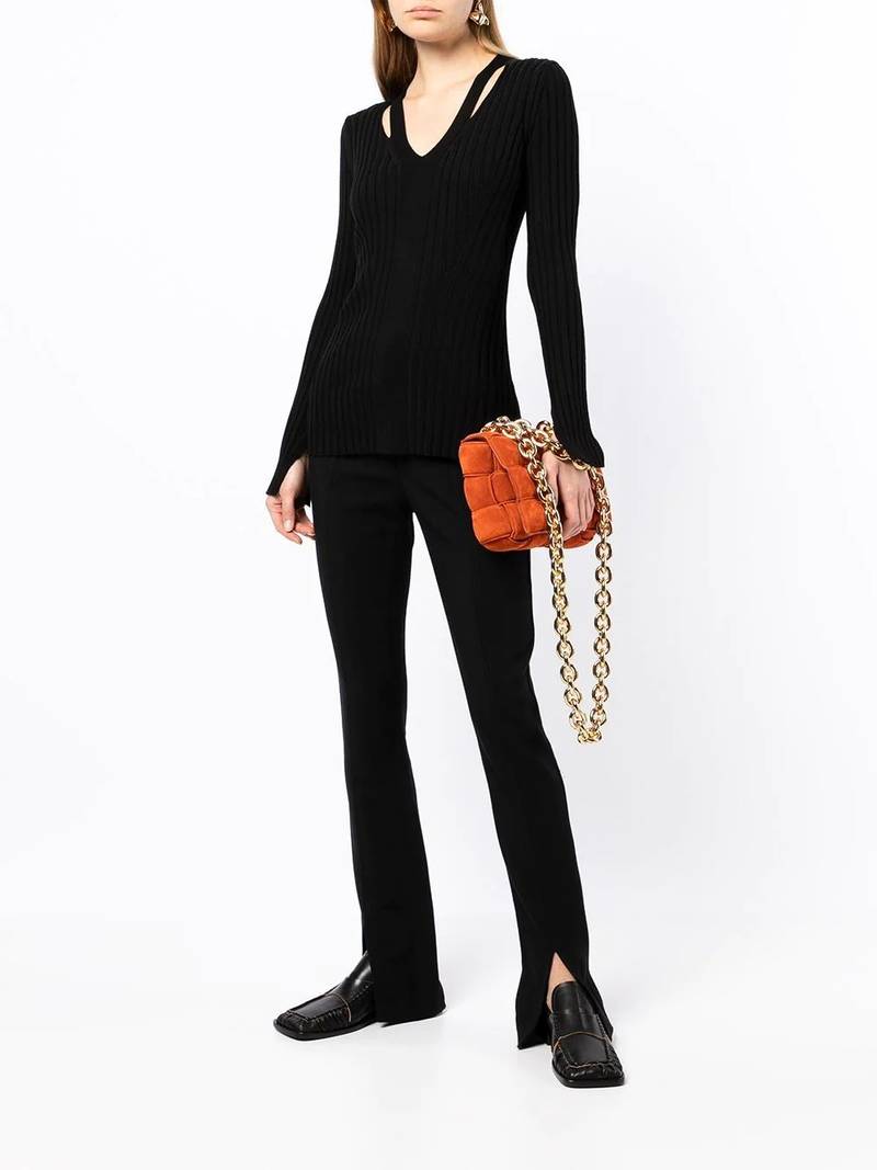 Proenza Schouler ribbed-knit V-neck jumper outlook