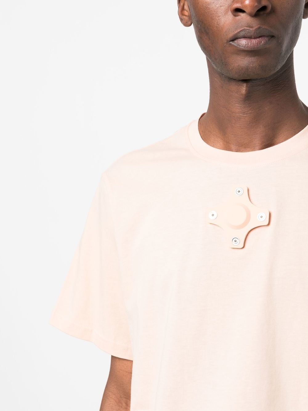 eyelet-detail short-sleeve T-shirt - 5