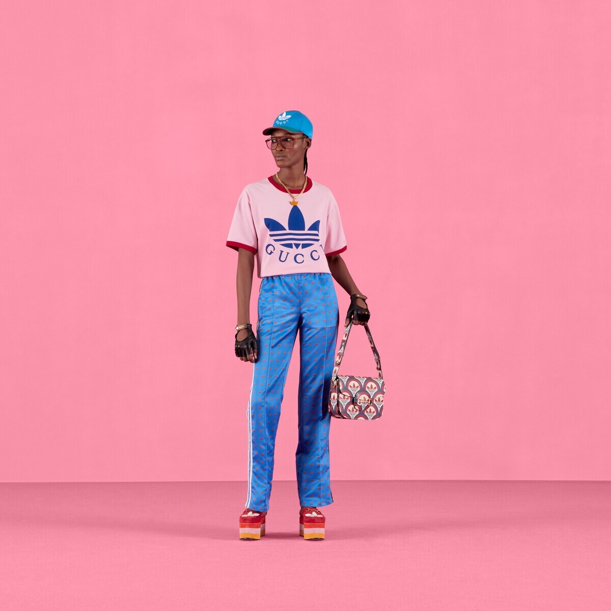 adidas x Gucci cotton jersey T-shirt - 2