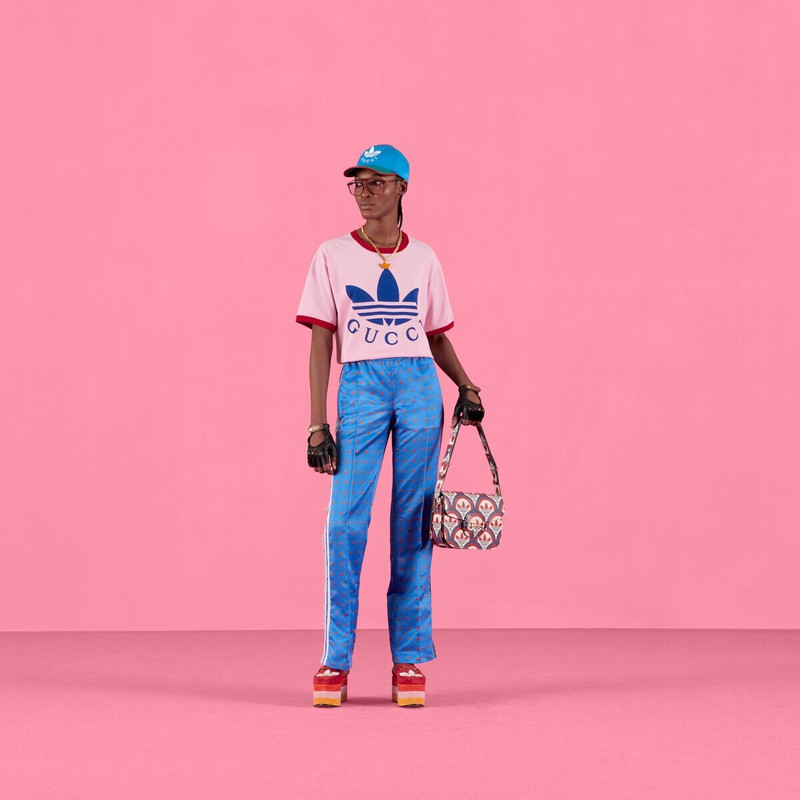 GUCCI adidas x Gucci cotton jersey T-shirt outlook