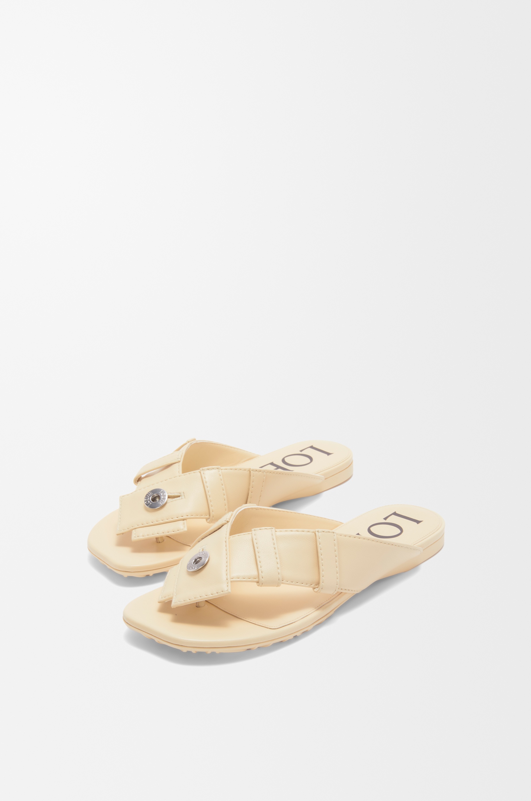 Toy Panta toe post sandal in lambskin - 3