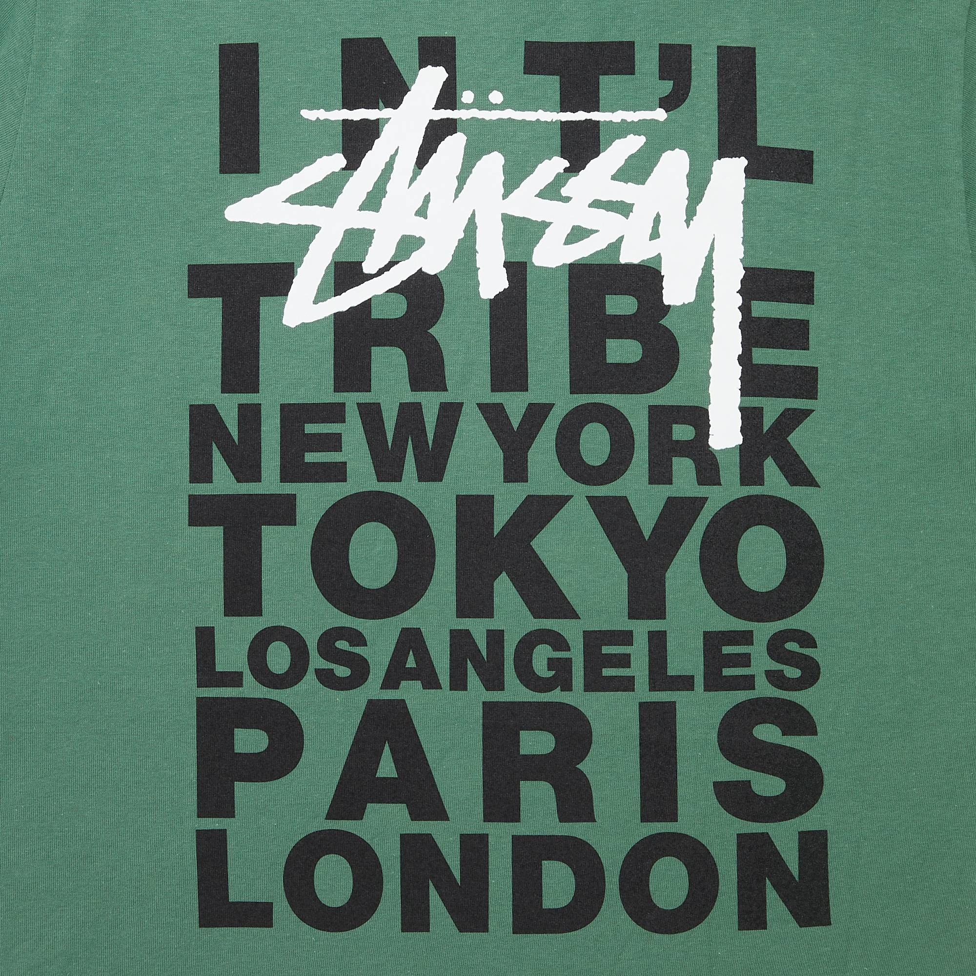 Stussy City Block Tee 'Dark Green' - 3