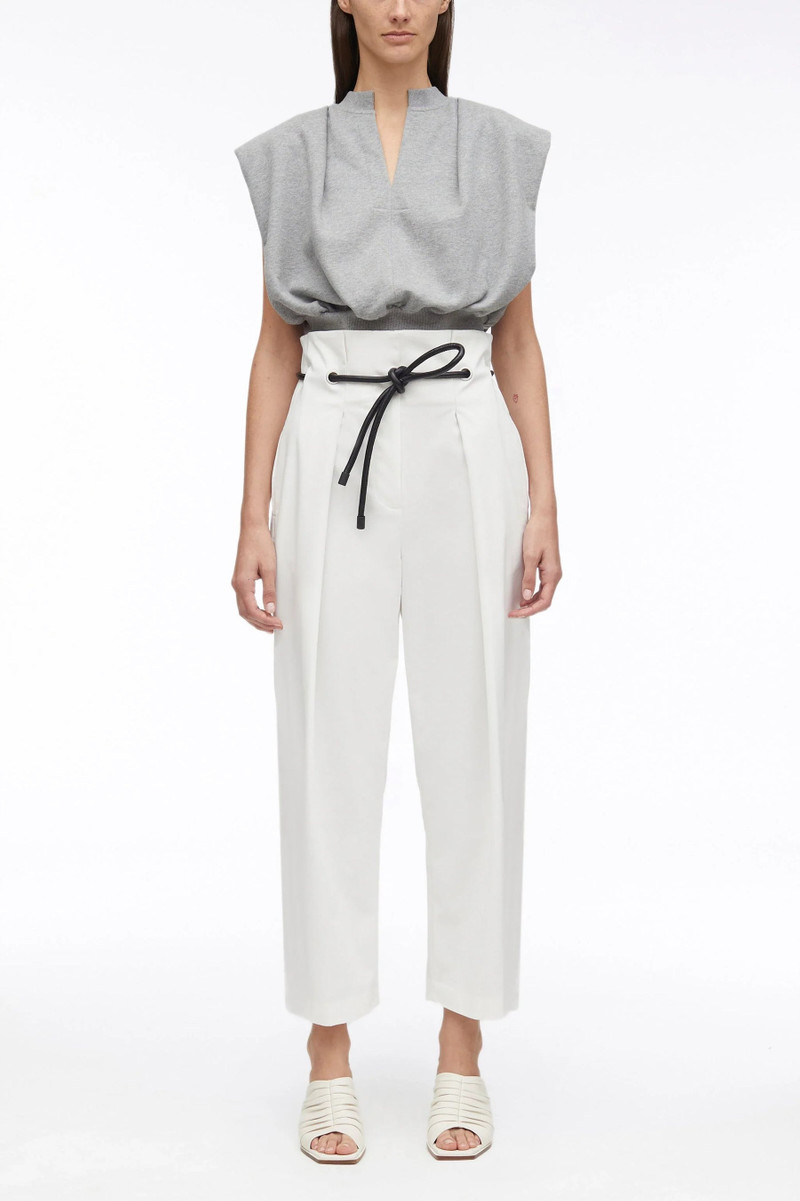 high-waisted tailored 바지 - 1