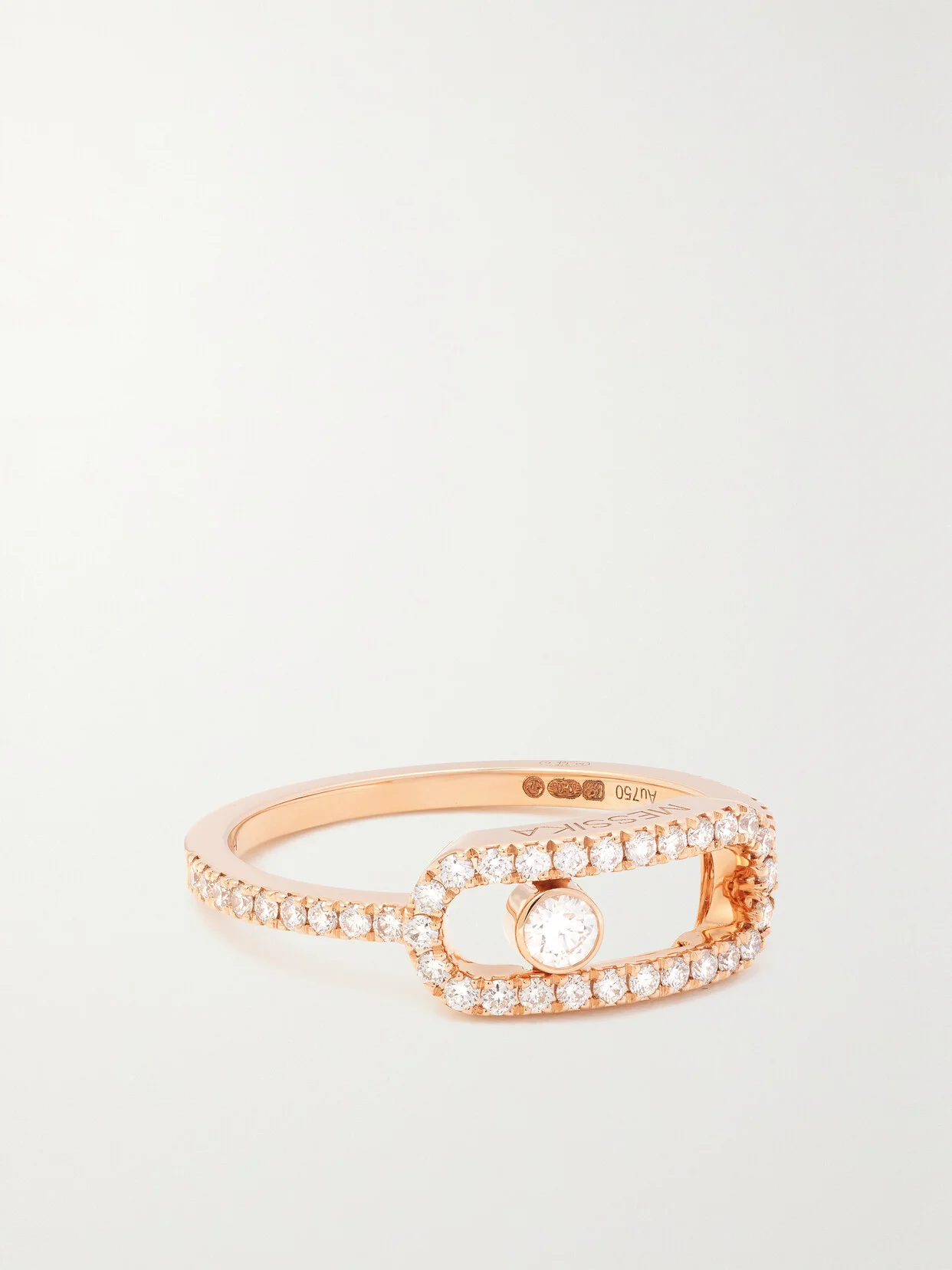 Big Move Uno 18-karat Rose Gold Diamond Ring - 1