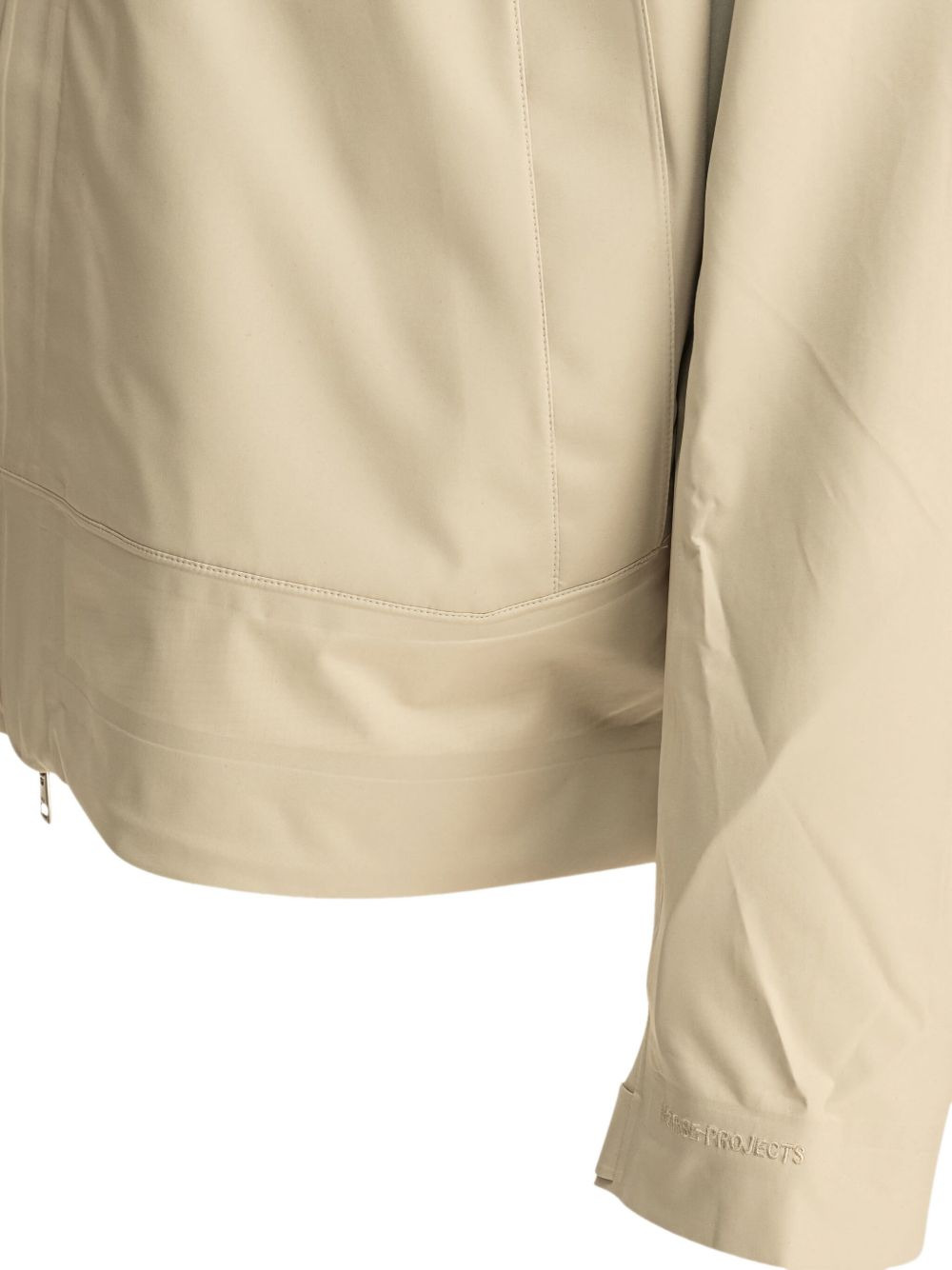 turtleneck zip-front lightweight jacket - 5