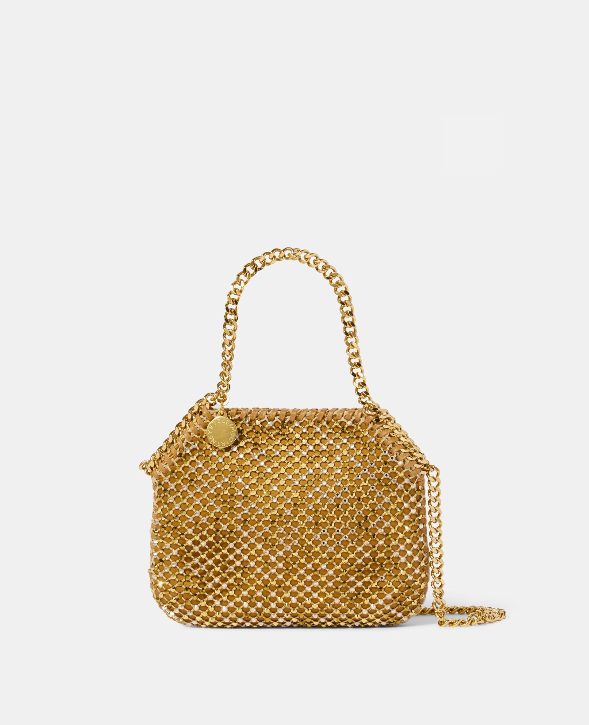 Falabella Crystal Mesh Mini Tote Bag - 1