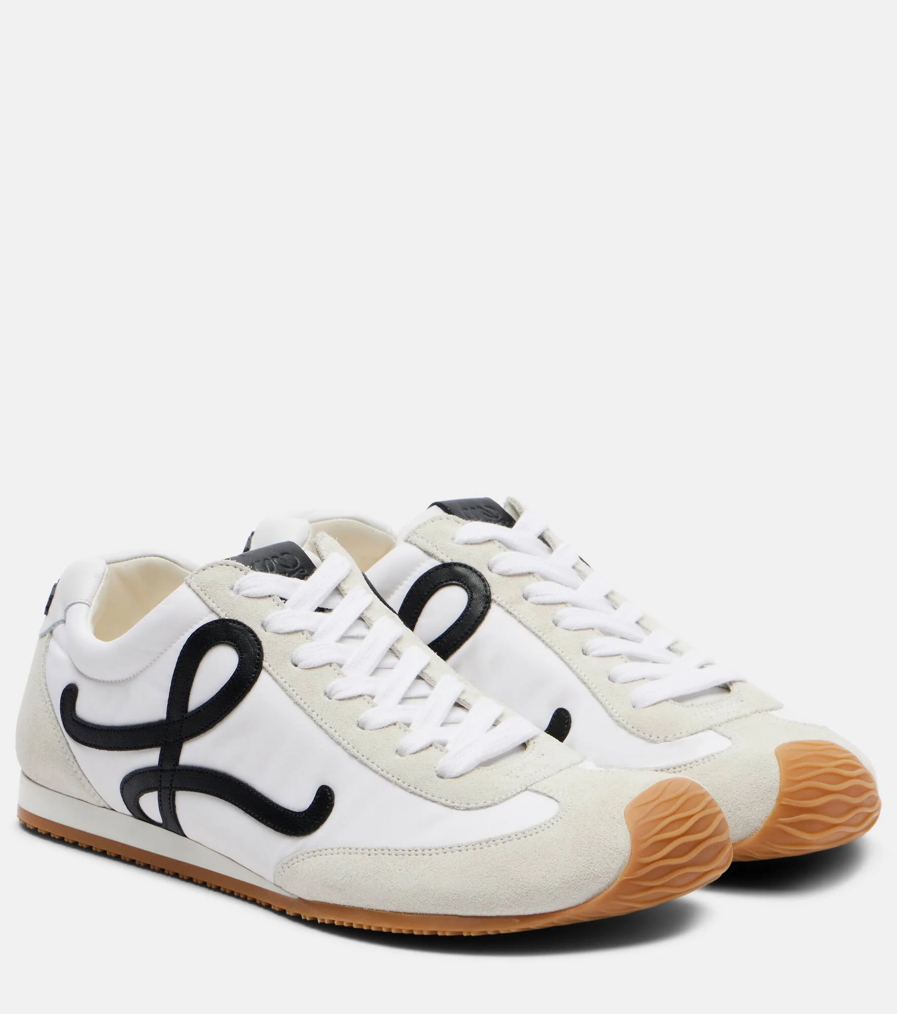Ballet Runner 2.0 suede-trimmed sneakers - 1