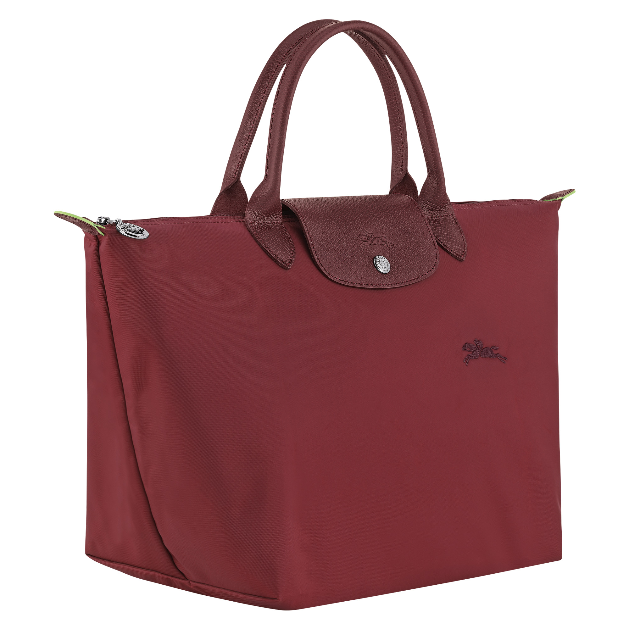 Le Pliage Green M Handbag Pomegranate - Recycled canvas - 3