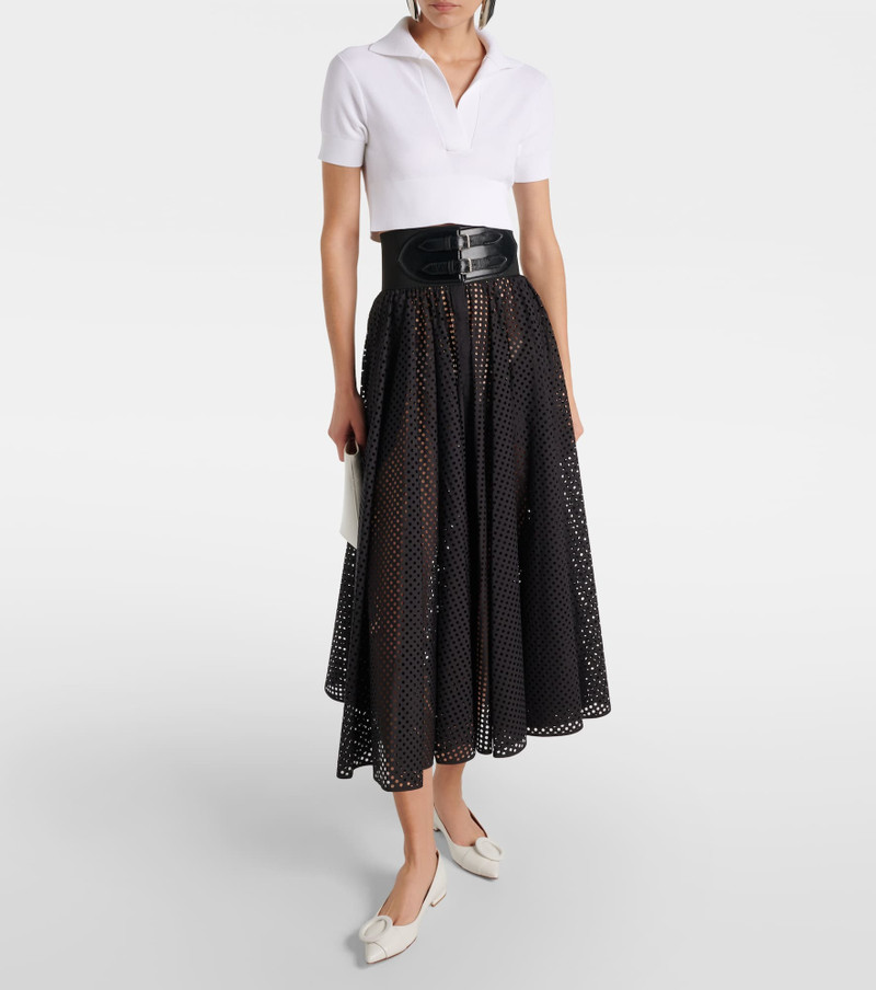 Gianvito Rossi Venezia leather ballet flats outlook