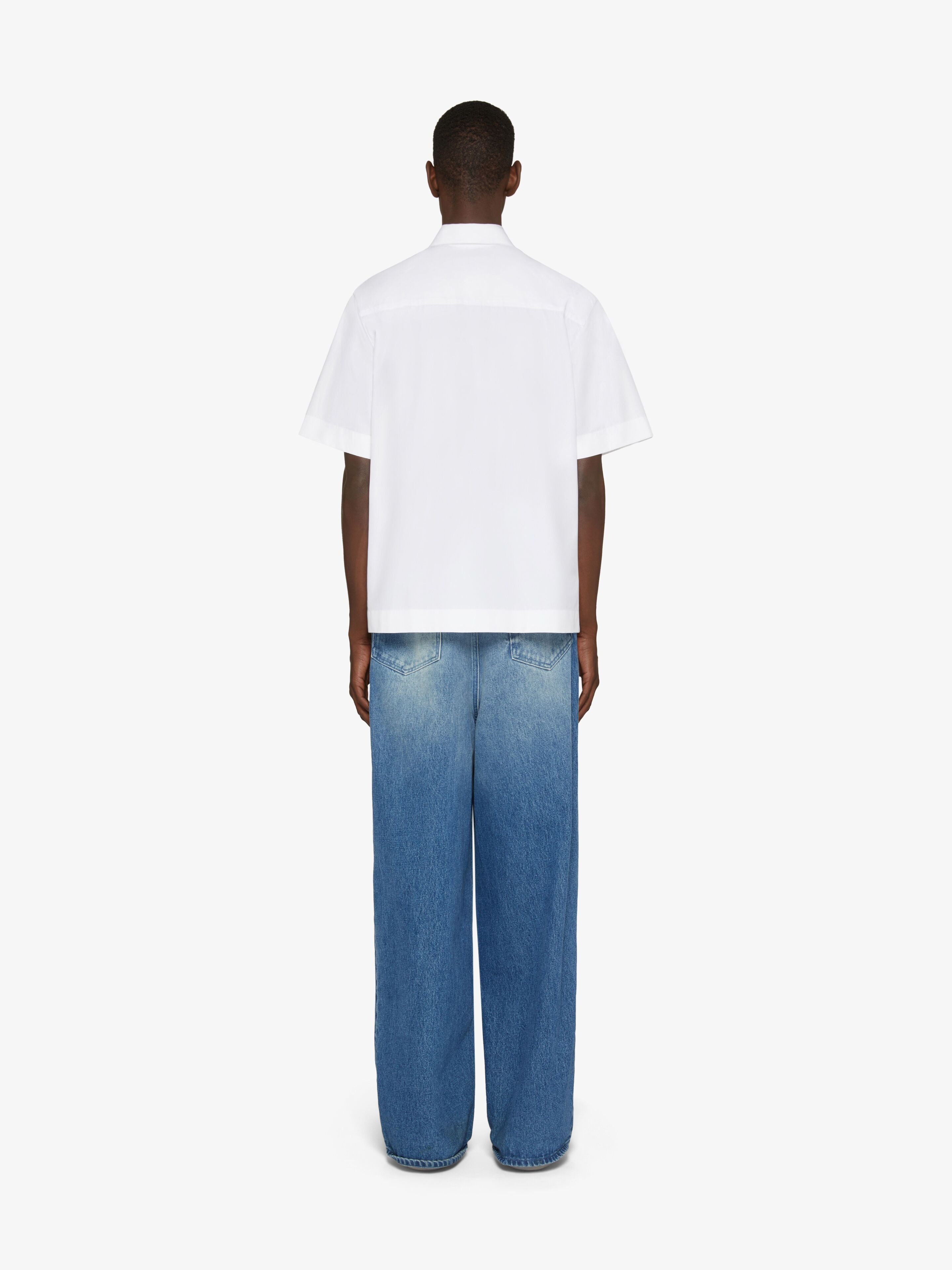 ZIPPED SHIRT IN POPLIN - 4