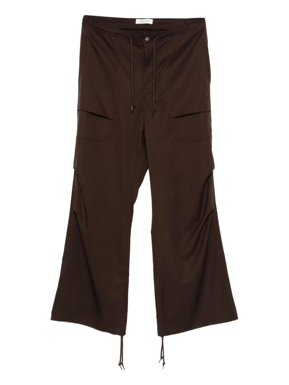 drawstring cargo trousers - 1