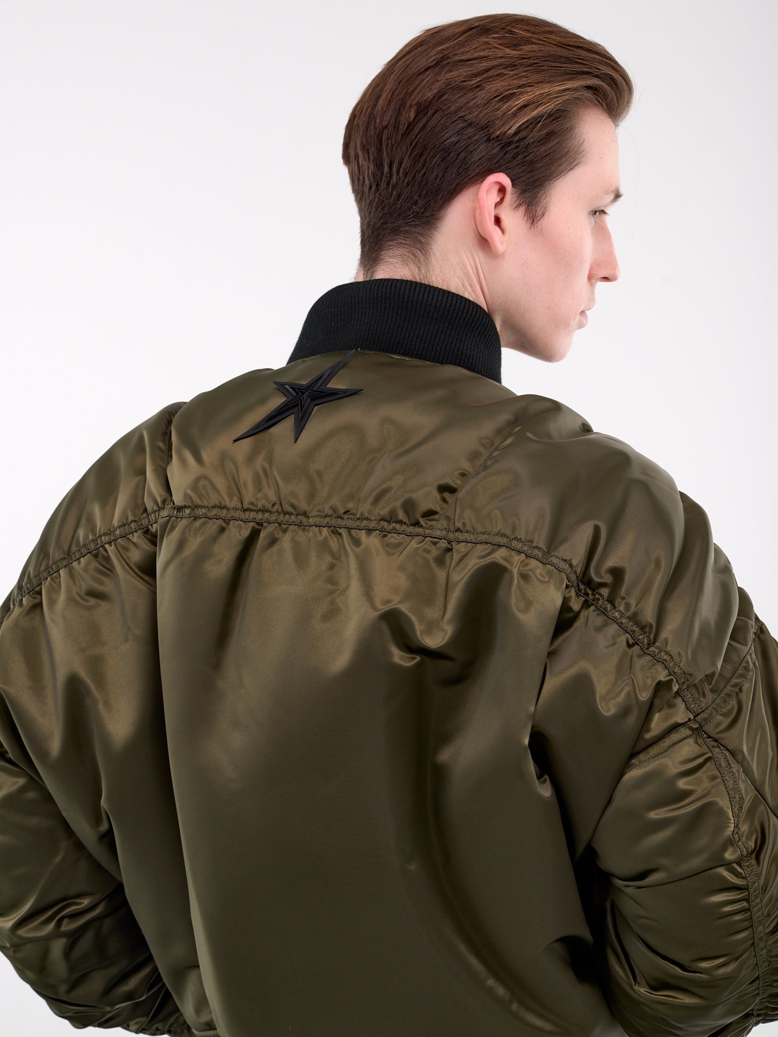 Satin Bomber Jacket - 5
