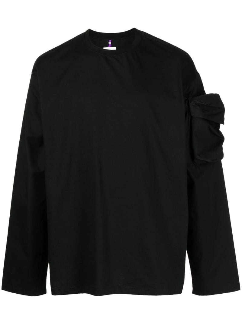 pocket-detail long-sleeved T-shirt - 1